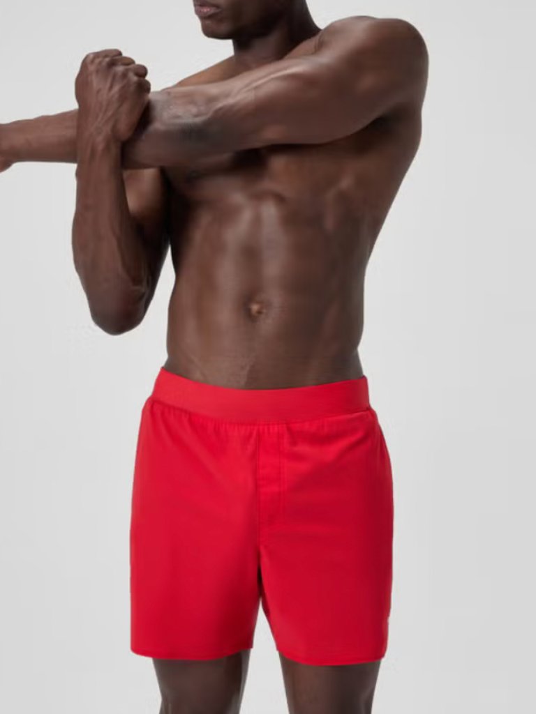 Speedo Red Swim Trunks In Medium